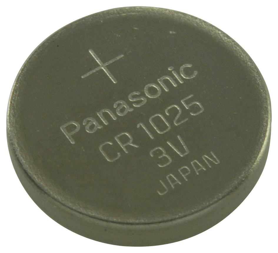 Panasonic CR1025 – Reliable Lithium Manganese Dioxide Coin Cell for Industrial Applications
