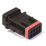 CTC-8-WAY-PLUG-BLACK ITT CANNON 8-Way Plug Connector | myMectronic