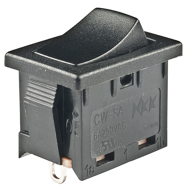 NKK Series CW CWSA12AANS: Miniature Power Rocker Switch