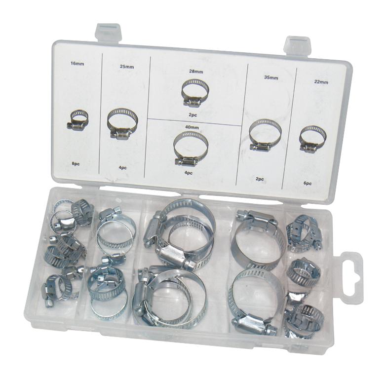 Duratool Hose Clamp Assortment – Reliable Hose Fixing for Industrial Applications