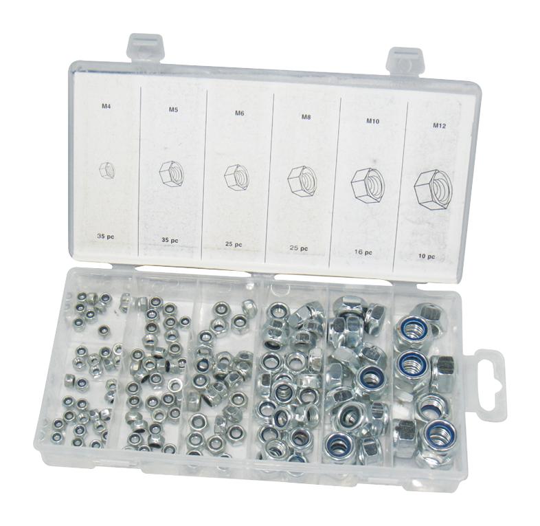 DURATOOL 146 Piece Locking Nut Set – Reliable Fasteners for Industrial Applications