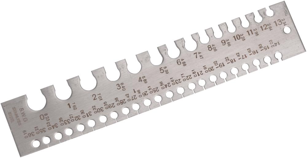 Duratool 36 SWG Steel Gauge – Reliable Metal Measuring Tool for Industrial Applications