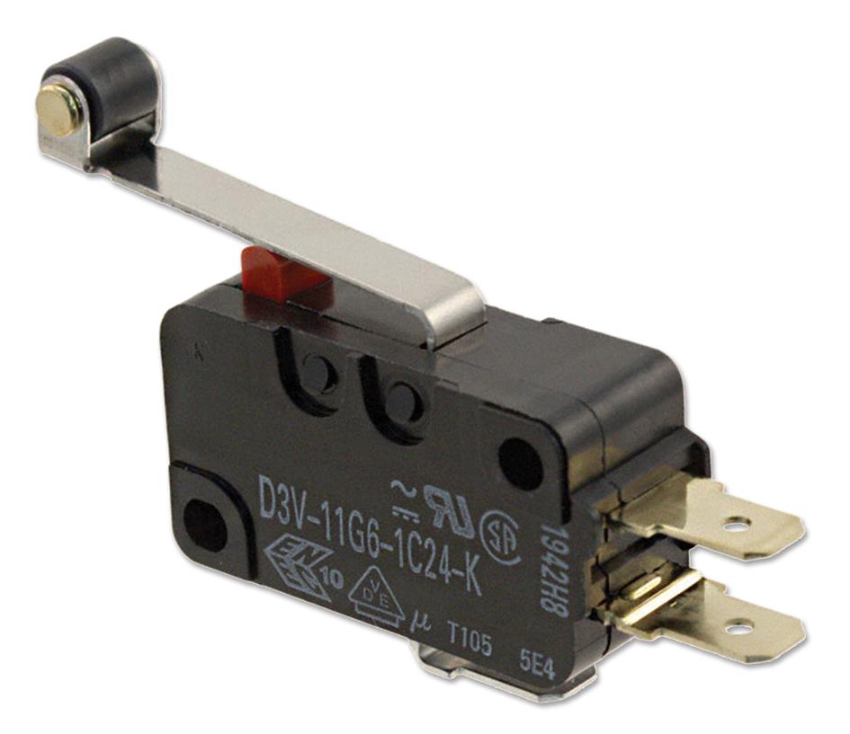 Omron Series D3V Micro Switch: D3V-116-1015