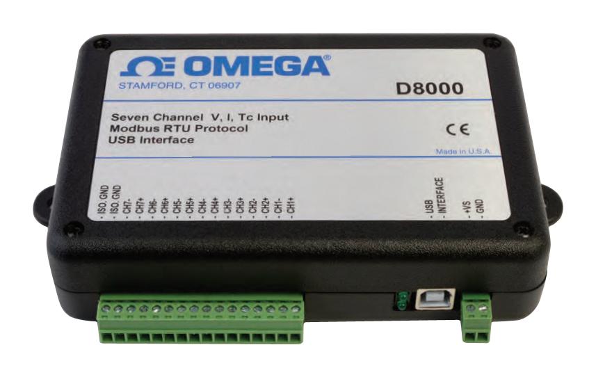 OMEGA Series D8200 Current Input: 7-channel Differential Module