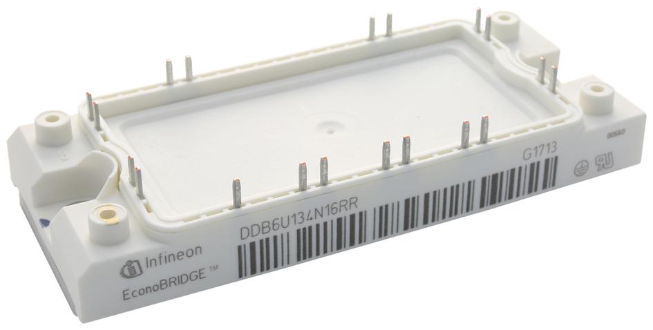 Eupec Series DD B6U 134 N 16 RR: Diode Module with Chopper-IGBT DDB6U134N16RRBOSA1