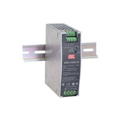 DDR-240B-24 MEAN WELL 240W DIN Rail Power Supply | myMectronic