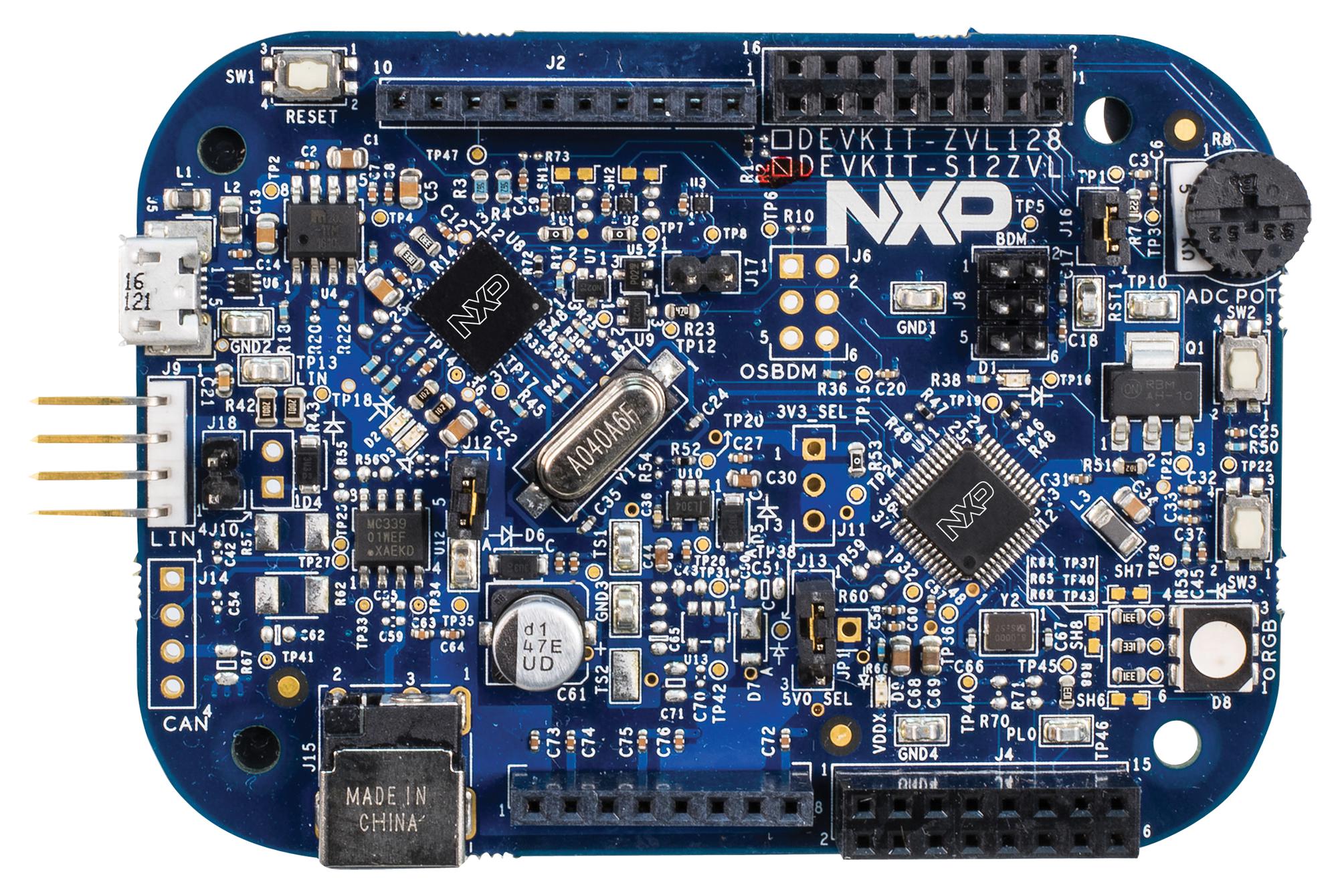 NXP S12ZVL Ultra-Reliable Microcontroller Development Kit for Industrial Applications