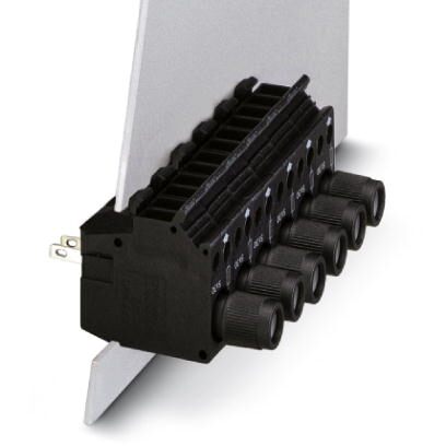DFK 4-SI(5X20) BK PHOENIX CONTACT Fuse Panel Feed-Through Terminal Block | myMectronic