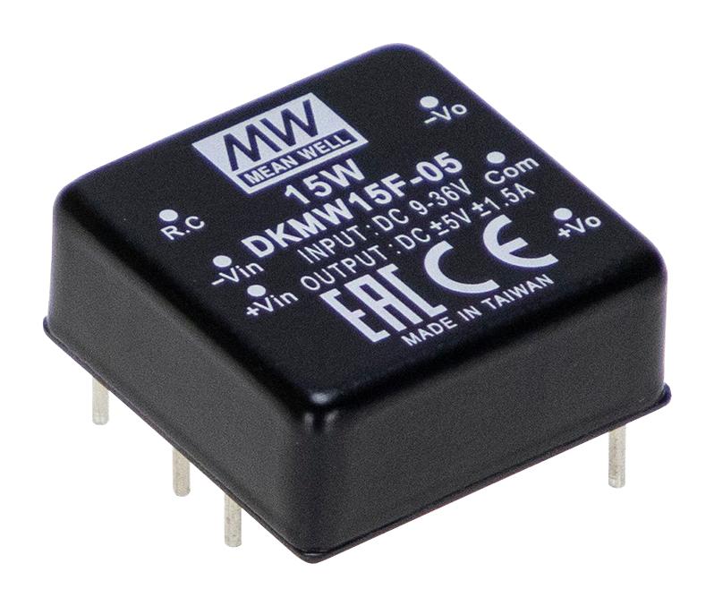 Buy Mean Well DC-DC Converter Part Number DKMW15F05 Online