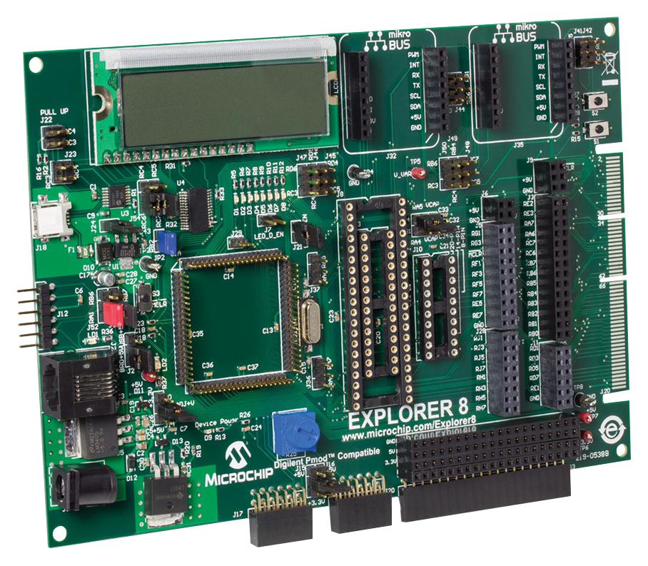 Buy Microchip Explorer 8 Development Kit Part Number DM160228 Online