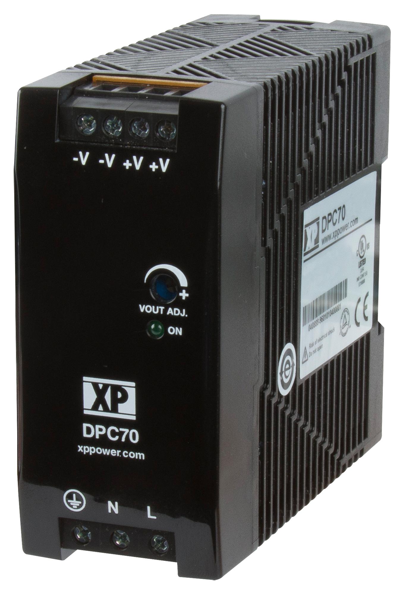 XP Power Series DPC70 AC-DC Power Supply: DPC70US48