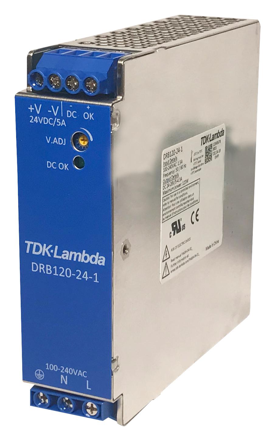 TDK-Lambda Series DRB120-480 Power Supply: DRB120241