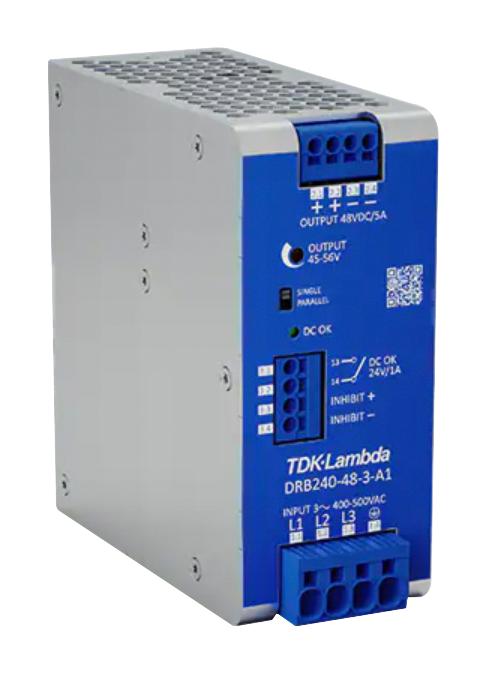 TDK-Lambda Series DRB 240W 48V Power Supply: DRB240-48-3-A1