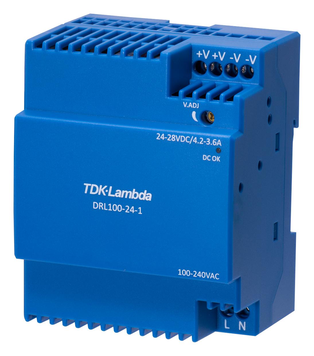 TDK-Lambda DRL10-100 Reliable Power Supply for Industrial Applications