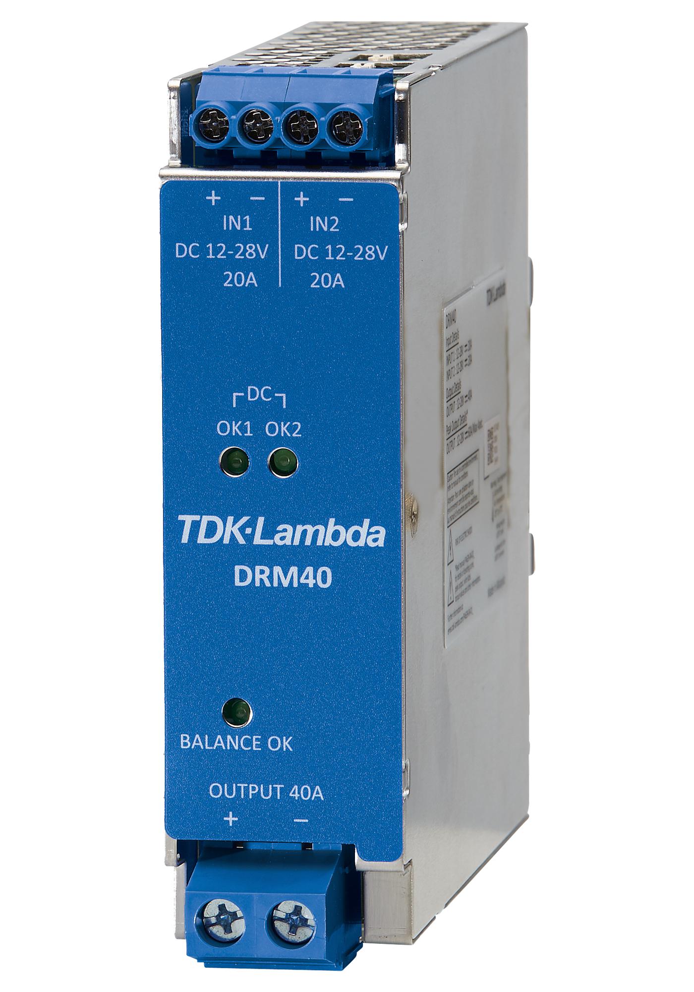 TDK-Lambda Series DRM40 Power Redundancy Module: DRM40