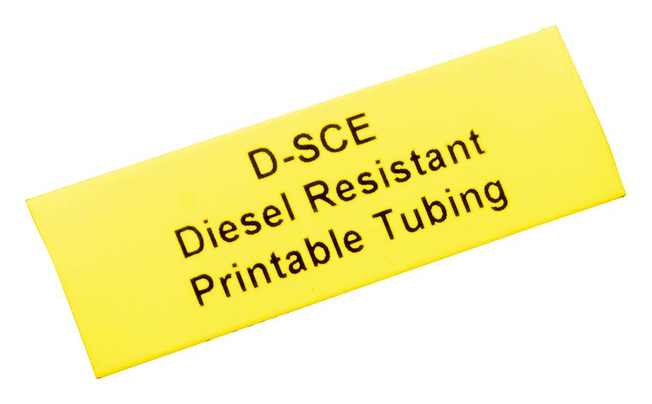 TE Series D-SCE Diesel Resistant Heat Shrink Identification System: DSCE1K12504