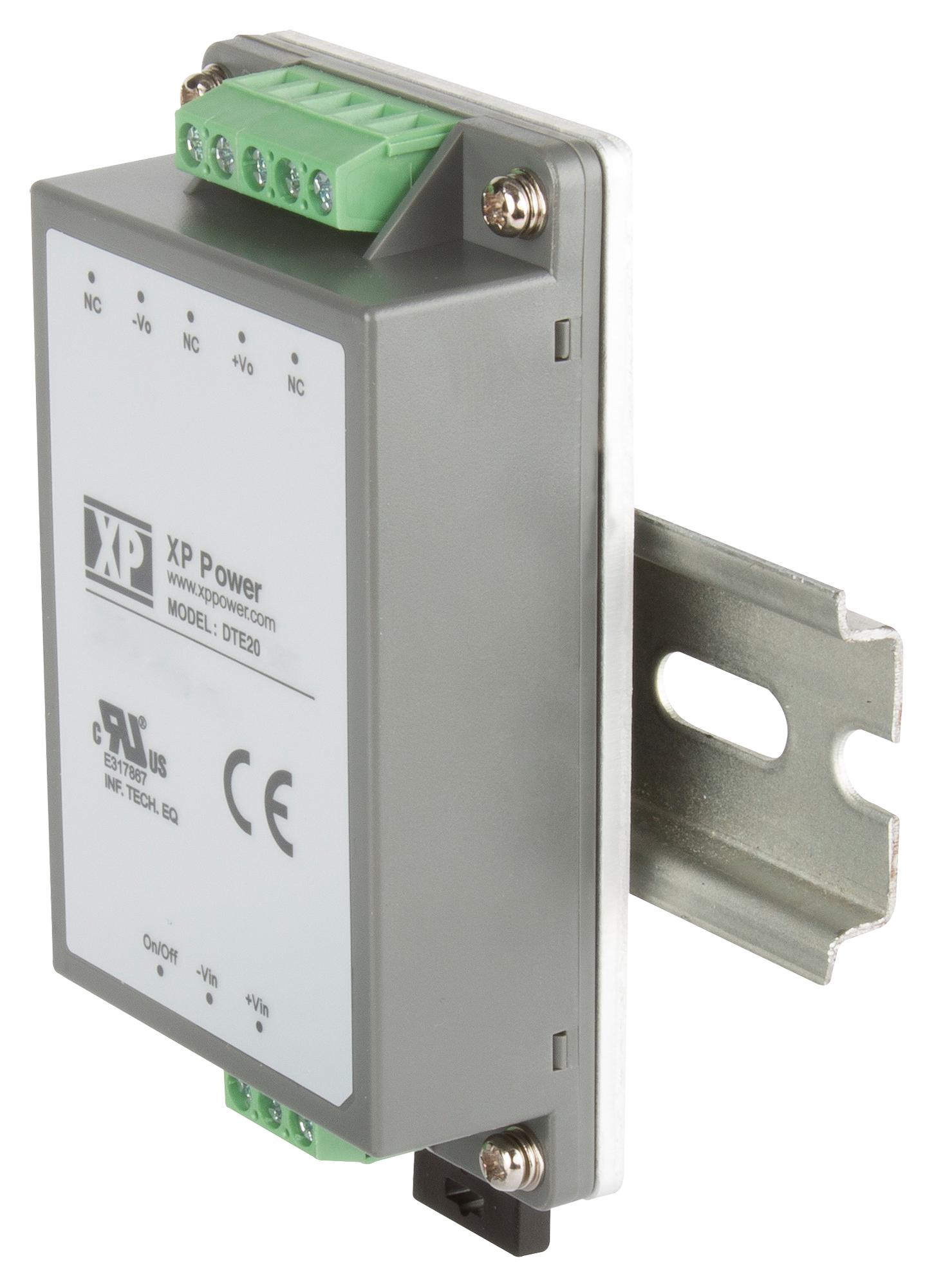 XP Power DTE20 – Reliable DC-DC Converter for Industrial Applications