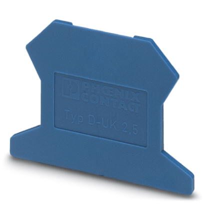 D-UK 2,5 BU PHOENIX CONTACT End Cover | myMectronic