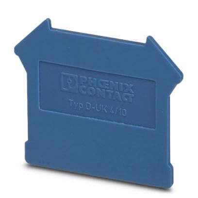 D-UK 4/10 BU PHOENIX CONTACT End Cover | myMectronic