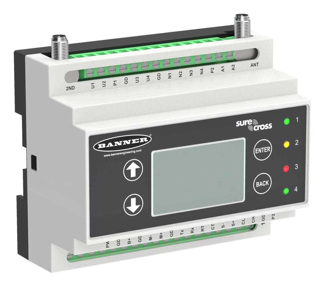 Banner Series DXM Wireless Controller: DXM1000-B1
