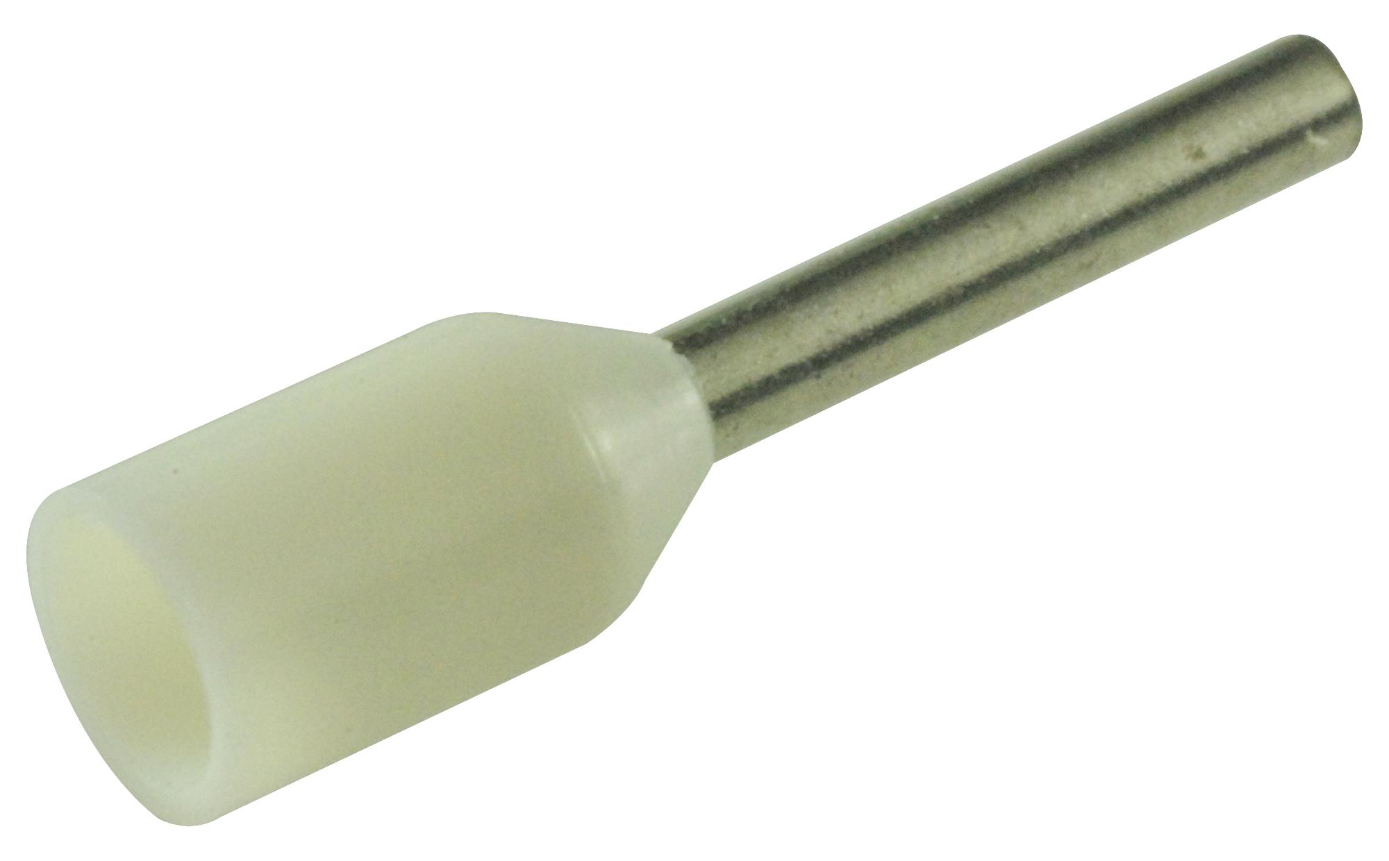 Multicomp Series Ferrules Insulated Wire End Terminals: E0508WHITE