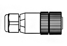 E1AS00-53 WOODHEAD / MOLEX Micro-Change M12 Connector | myMectronic