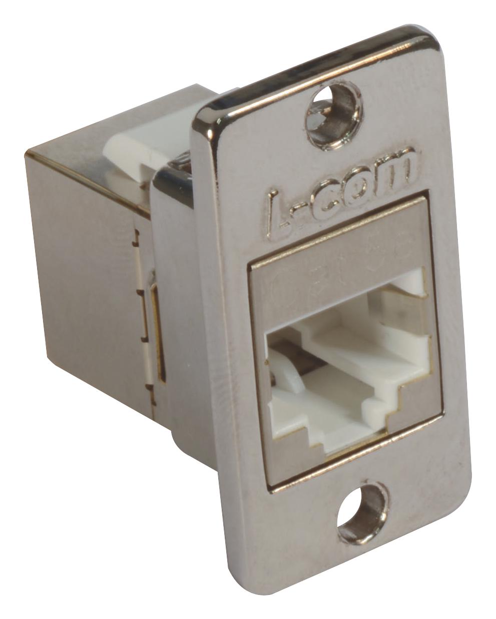 Buy L-Com Panel Mount RJ45 Ethernet Coupler Part Number ECF504SC5EMINI Online