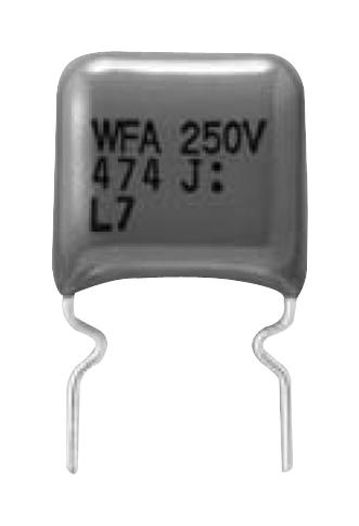Buy Panasonic ECWF Series Plastic Film Capacitor Part Number ECWF2W104JAQ Online