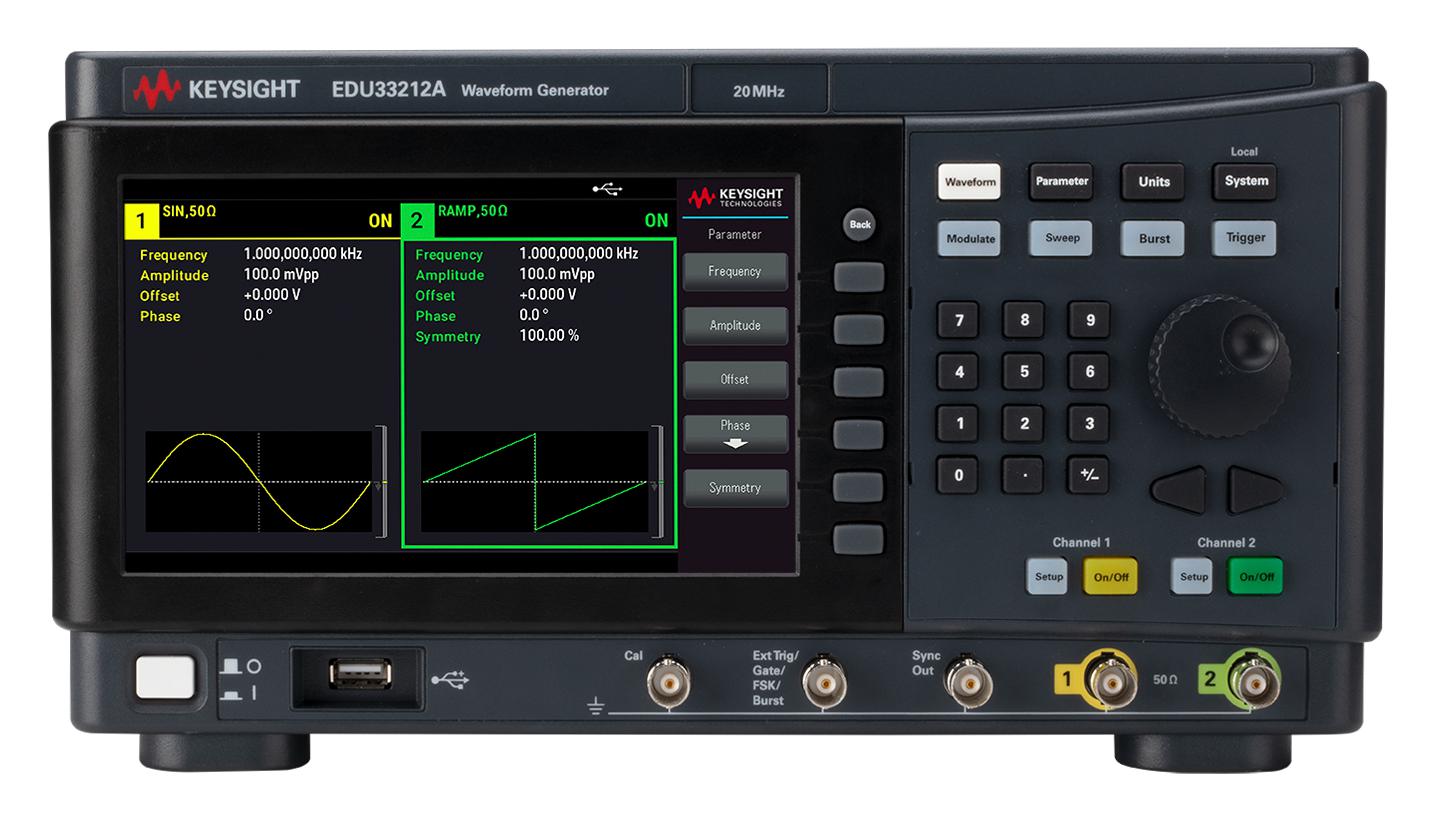 Buy Keysight EDU33212A Dual-Channel 20 MHz Function Generator Part Number EDU33212A Online