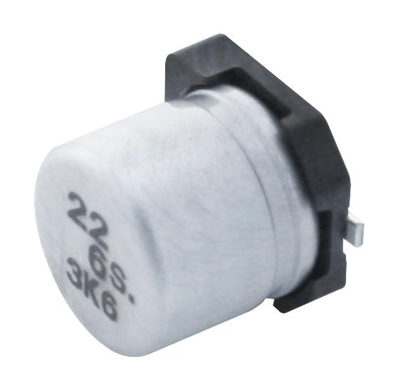 Panasonic Series S Aluminum Electrolytic Capacitors: EEE1CA100NR