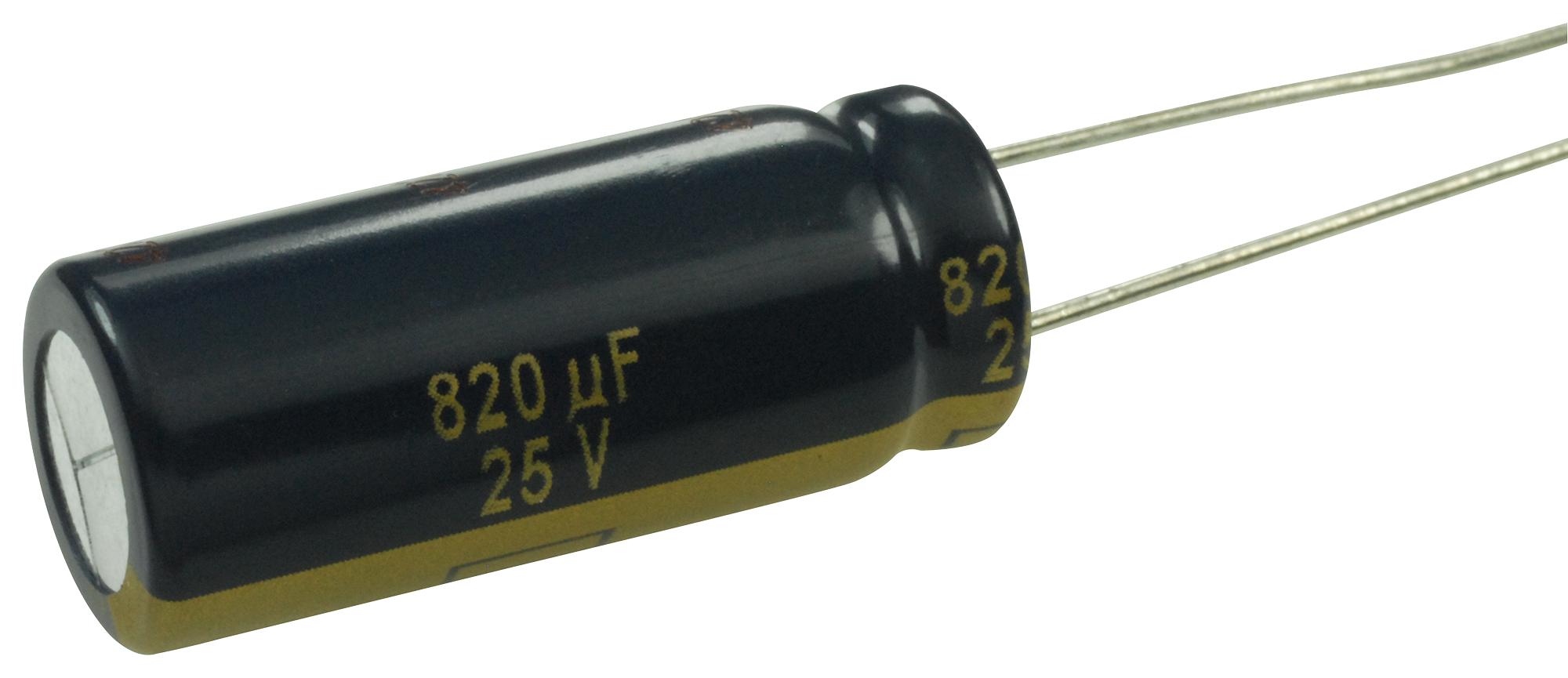 Buy Panasonic Aluminum Electrolytic Capacitors Part Number EEUFC1E821 Online