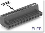 Amphenol Series ELFP: 4-Position Pluggable Terminal Block: ELFP04110