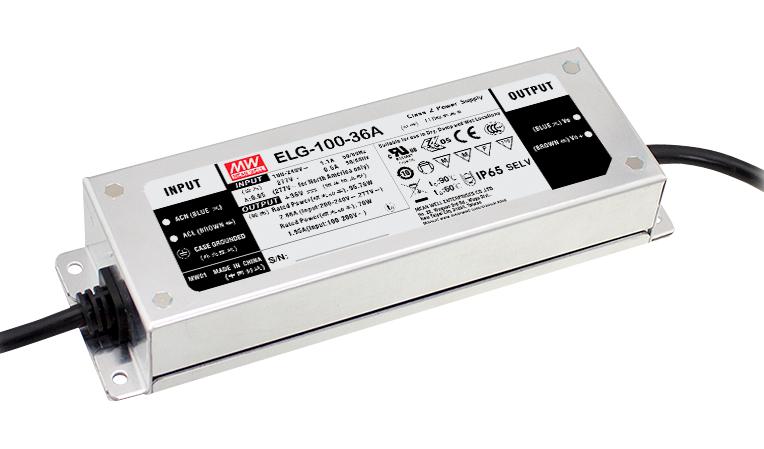 Buy Mean Well ELG-100 Series Part Number ELG10036DA Online