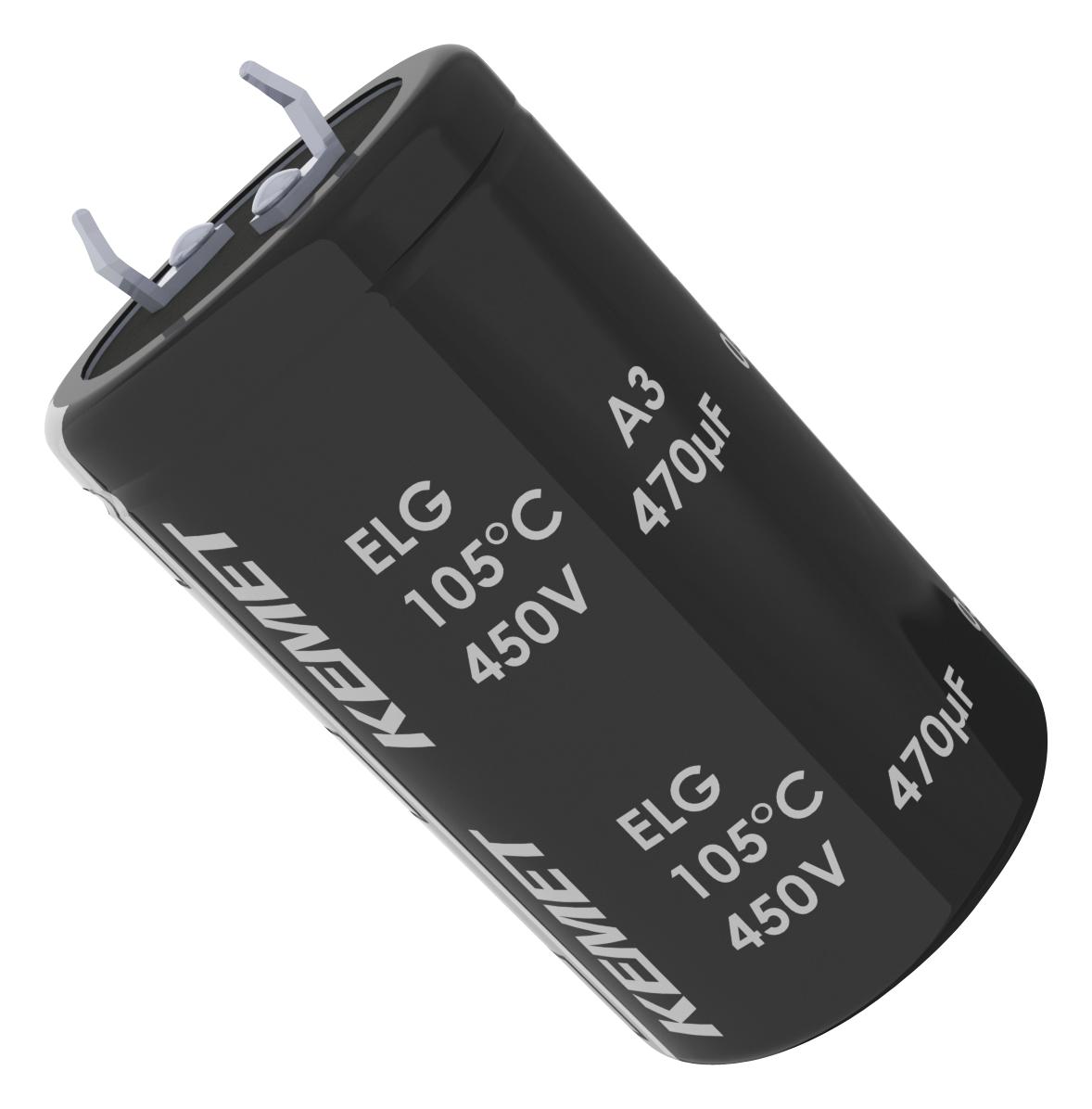 KEMET Series ELG Aluminum Capacitor: ELG337M400AT3AA