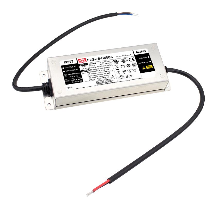 Mean Well ELG75C-75 U+2013 Reliable LED Driver for Industrial Applications