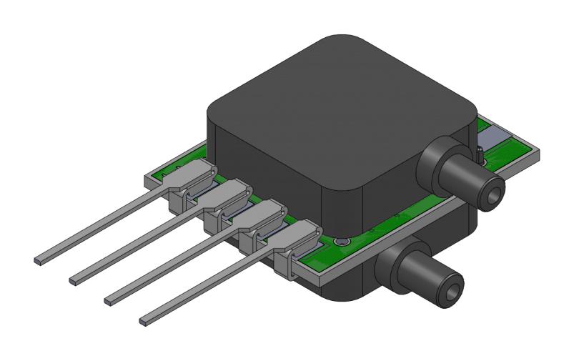 All Sensors Series ELVR Pressure Sensor: ELVRL01DF1RTCNA5F