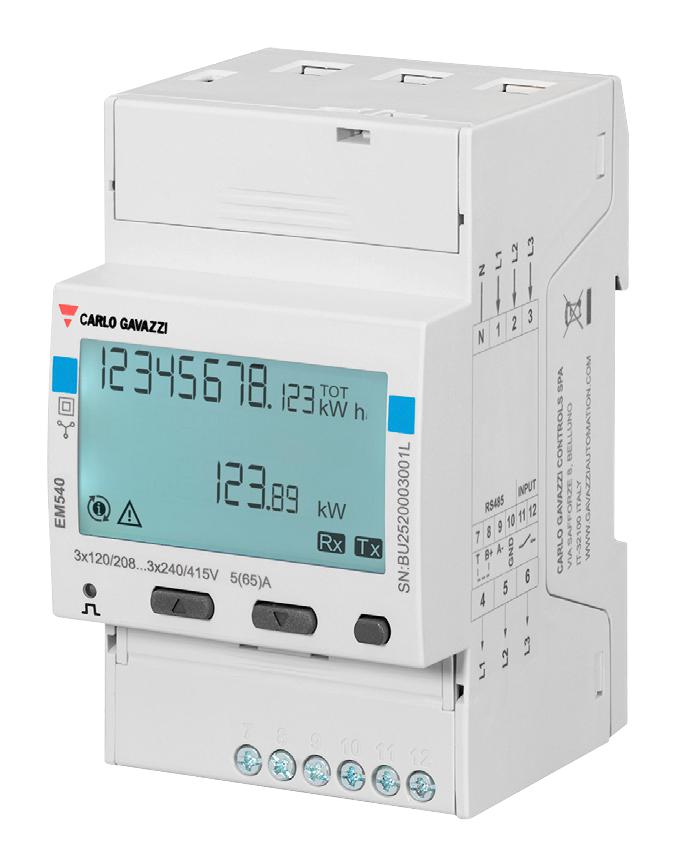 Gavazzi EM540U– Reliable Energy Analyser for Industrial Applications