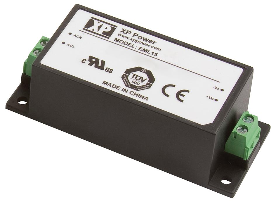 Buy XP Power EML15 Series Power Supply Part Number EML15US05S Online
