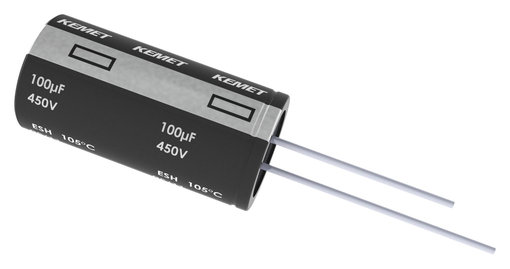 KEMET Series ESH Aluminum Electrolytic Capacitor: ESH107M025AE3AA