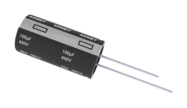 KEMET Series ESH Aluminum Electrolytic Capacitor: ESH107M200AM7AA