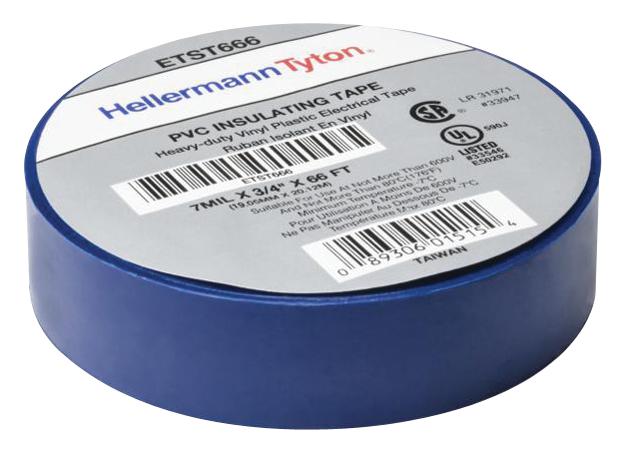 HellermannTyton Series ETST666 Electrical Tape: 904-00022
