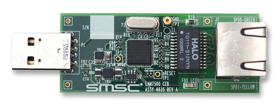 Microchip EVB-LAN7500-LC – Reliable Ethernet for Industrial Applications
