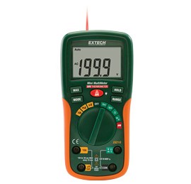 Extech Series MultiMeter IR Thermometer: EX210NISTL