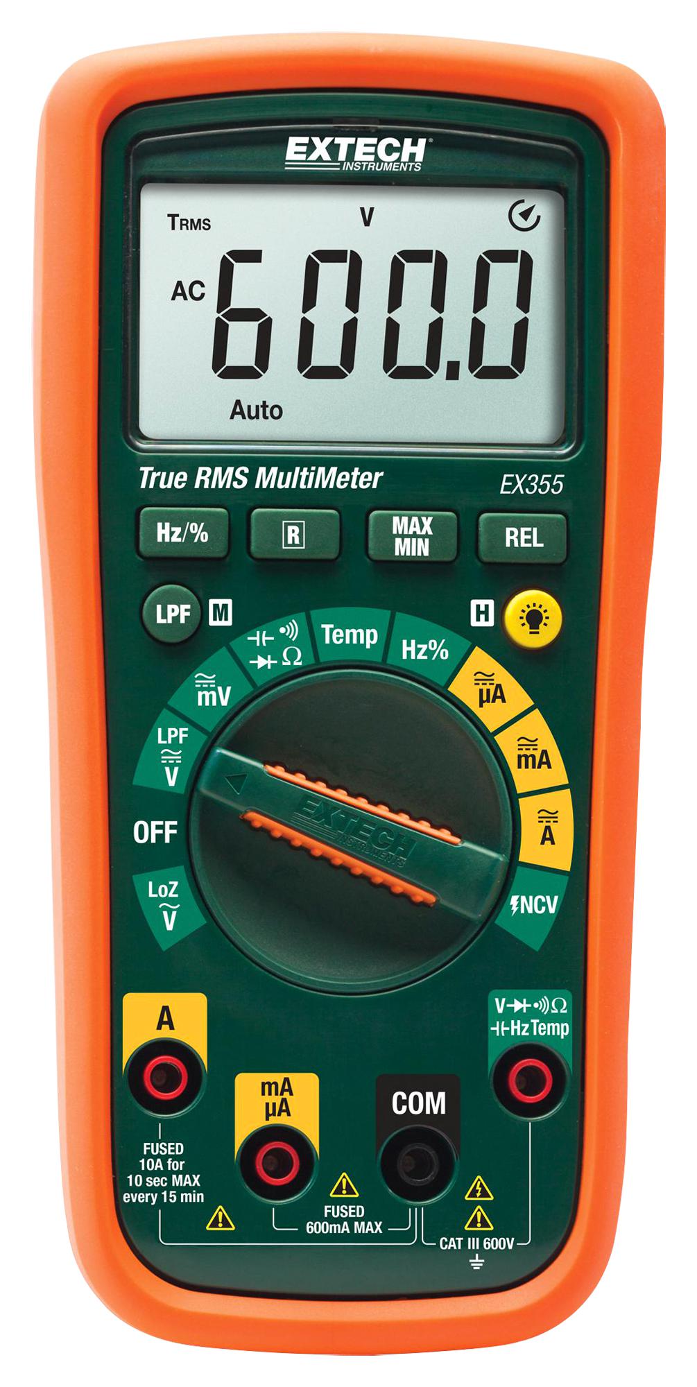 Extech EX355 – Reliable Multimeter for Industrial Applications
