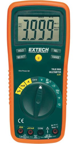 Extech EX430-NIST – Reliable Electrical Testing Multimeter for Industrial Applications
