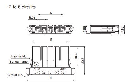 Buy JST J300 Series Connector Part Number F32FSS03VKX Online