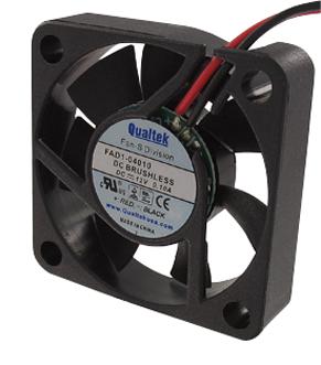 Qualtek Series FAD1 04010 DC Axial Fan: FAD104010BBMW11