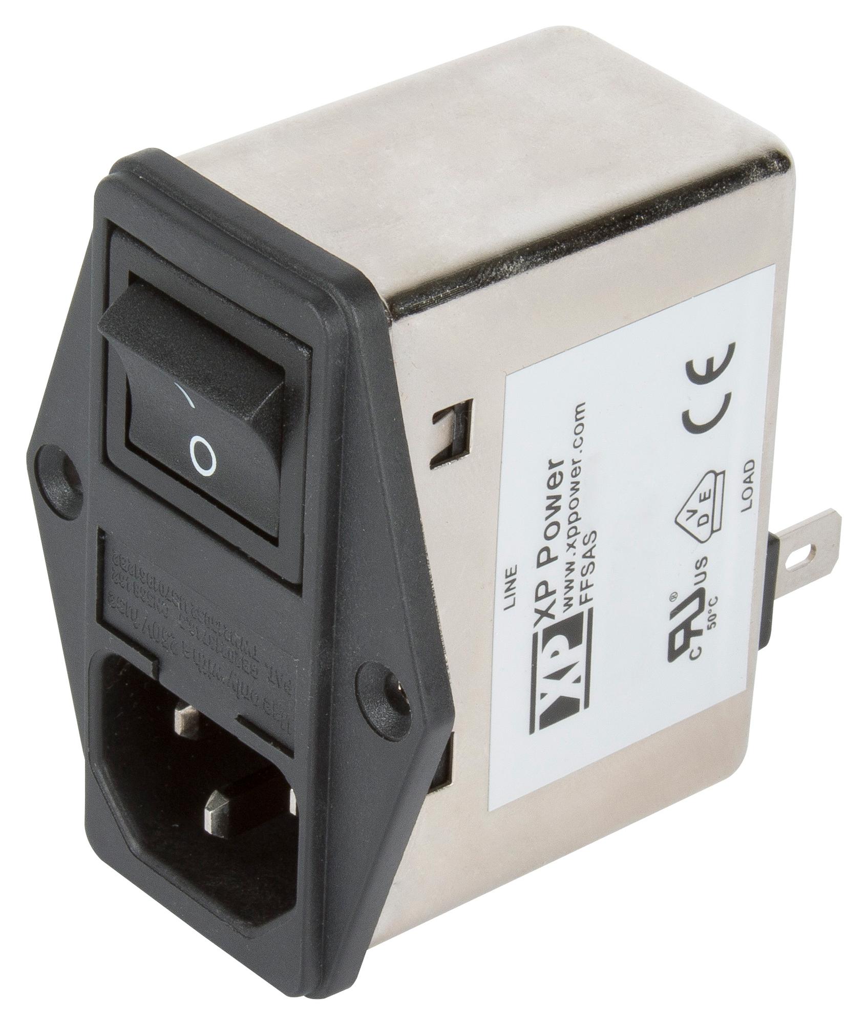 XP Power Series IEC Power Entry Inlet: FFSAS02BFR