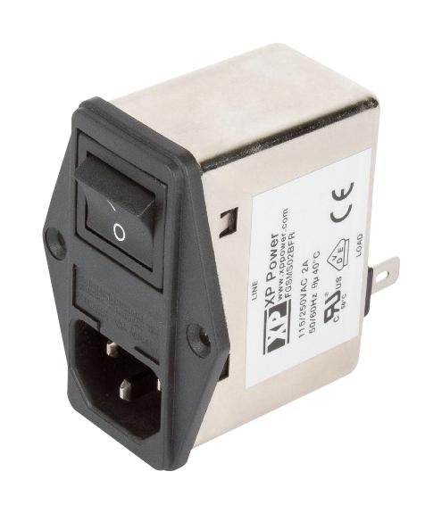 XP Power FGSMA04BFR – Reliable Medical Power Inlet for Industrial Applications
