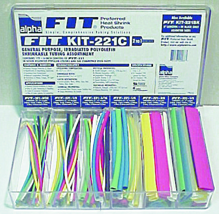 AlphaWire Series Heat Shrink Tubing: FIT-KIT-221C